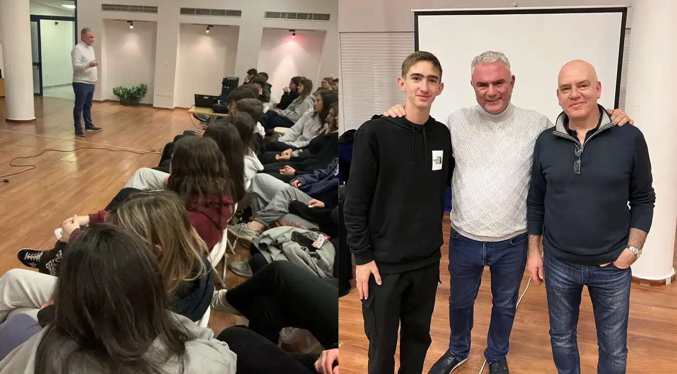 ΜΜΕ και Αθλητικογραφία: Ο Χρήστος Σωτηρακόπουλος μιλά στους μαθητές του Λυκείου μας