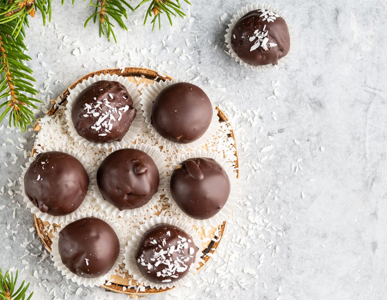 *19.12.2020* Baking Spirits Bright: Τρούφες Σοκολάτας | Video Recipe