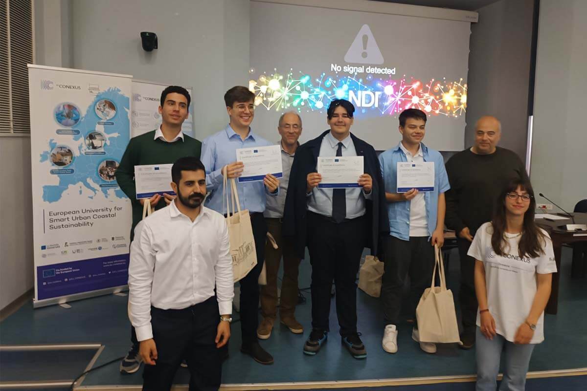 Πρώτη Θέση στον Εθνικό Τελικό EU CONEXUS: για μαθητική ερευνητική εργασία στον τομέα της Τεχνητής Νοημοσύνης & των Υδάτινων Πόρων