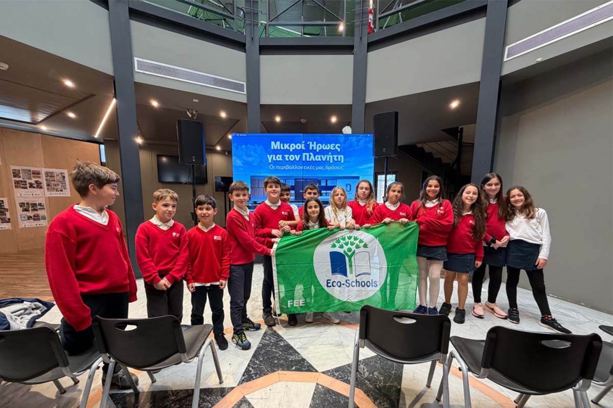 Η Οικολογική Σημαία στα Εκπαιδευτήρια Δούκα: η Αειφορία στην Πράξη· μέσα στη σχολική καθημερινότητα